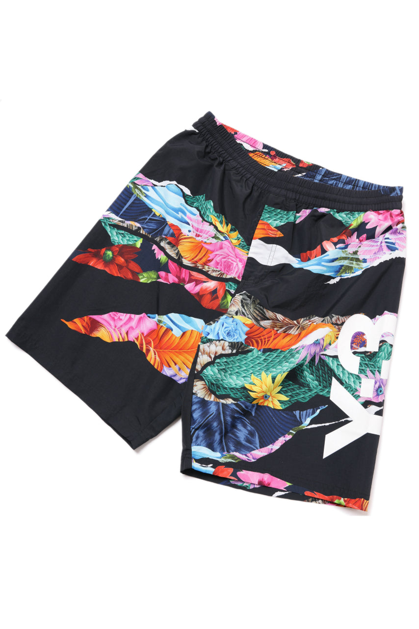 Y-3 Yohji Yamamoto AOP SWIM SHORTS (BLACK x PRINT)の商品ページ 