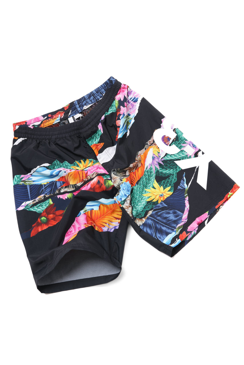 Y-3 Yohji Yamamoto AOP SWIM SHORTS (BLACK x PRINT)の商品ページ