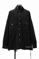 mastermind JAPAN TRUCKER SHIRT-BLOUSON CORDUROY / PRIMALOFT (BLACK)