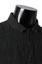 Load image into Gallery viewer, A.F ARTEFACT PULLOVER SHIRT / COATING LINEN (BLACK)