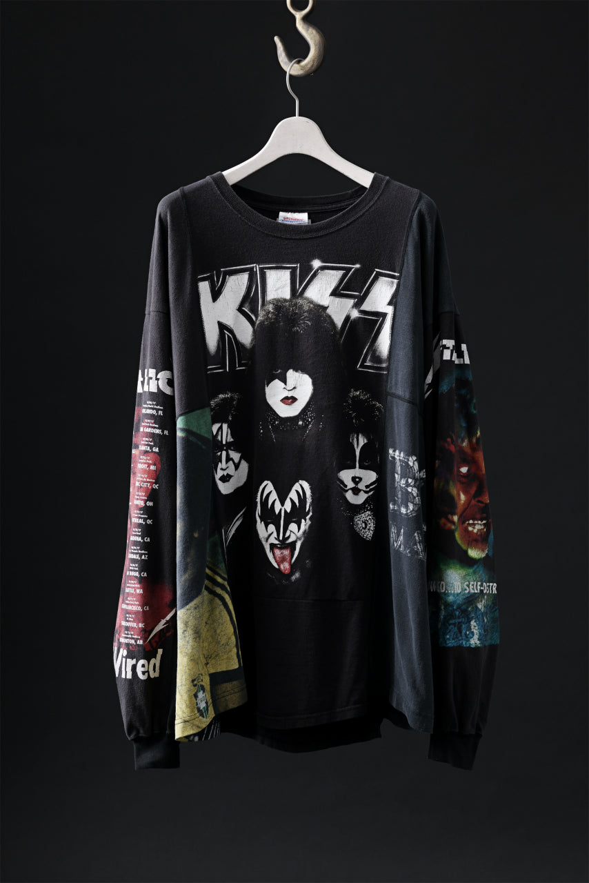 Load image into Gallery viewer, CHANGES VINTAGE REMAKE QUINTET PANEL LONG SLEEVE TEE (MULTI #P-KS)