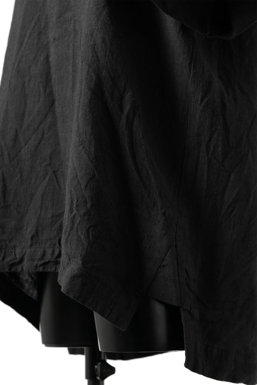 画像をギャラリービューアに読み込む, _vital exclusive minimal tunica tops / shadow stripe soft linen (BLACK)