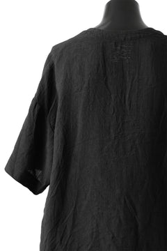 画像をギャラリービューアに読み込む, _vital exclusive minimal tunica tops / shadow stripe soft linen (BLACK)