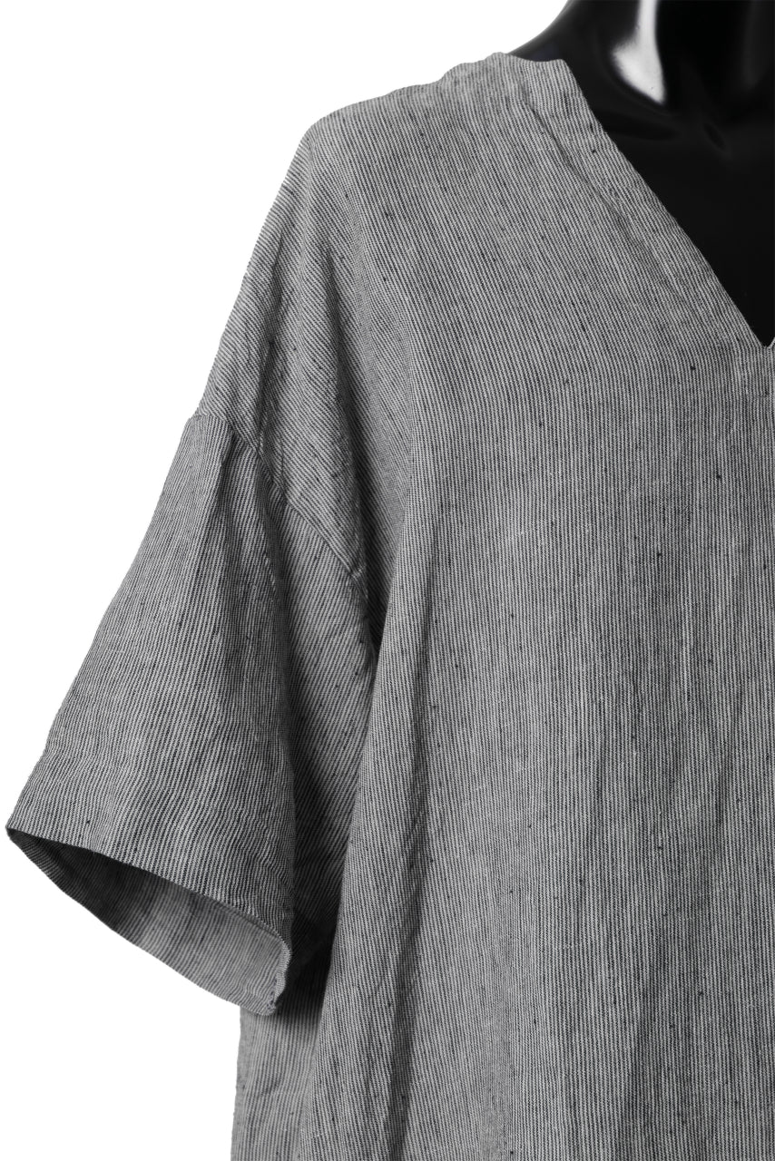 画像をギャラリービューアに読み込む, _vital exclusive minimal tunica tops / thin stripe soft linen (BEIGE)