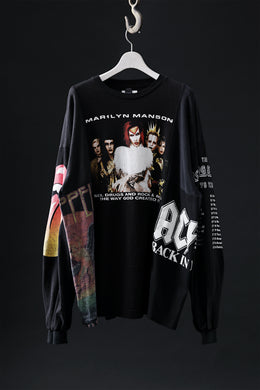 CHANGES VINTAGE REMAKE QUINTET PANEL LONG SLEEVE TEE (MULTI #R-MM)