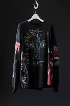 画像をギャラリービューアに読み込む, CHANGES VINTAGE REMAKE QUINTET PANEL LONG SLEEVE TEE (MULTI #S-GR1)