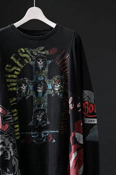 画像をギャラリービューアに読み込む, CHANGES VINTAGE REMAKE QUINTET PANEL LONG SLEEVE TEE (MULTI #S-GR1)