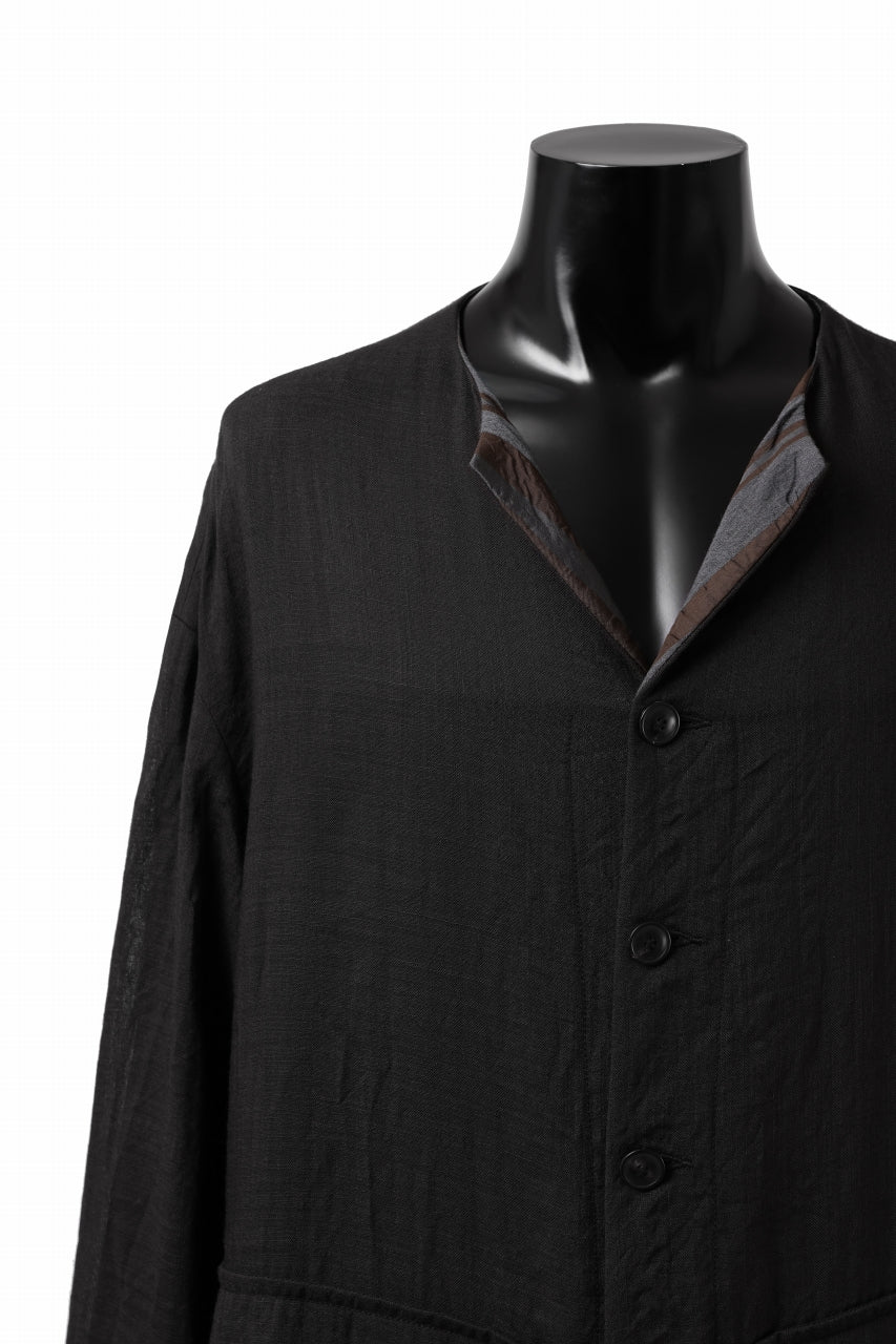 Load image into Gallery viewer, SOSNOVSKA CRAWLED OUT LINING BLAZER (BLACK)