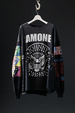 CHANGES VINTAGE REMAKE QUINTET PANEL LONG SLEEVE TEE (MULTI #Y-RM)