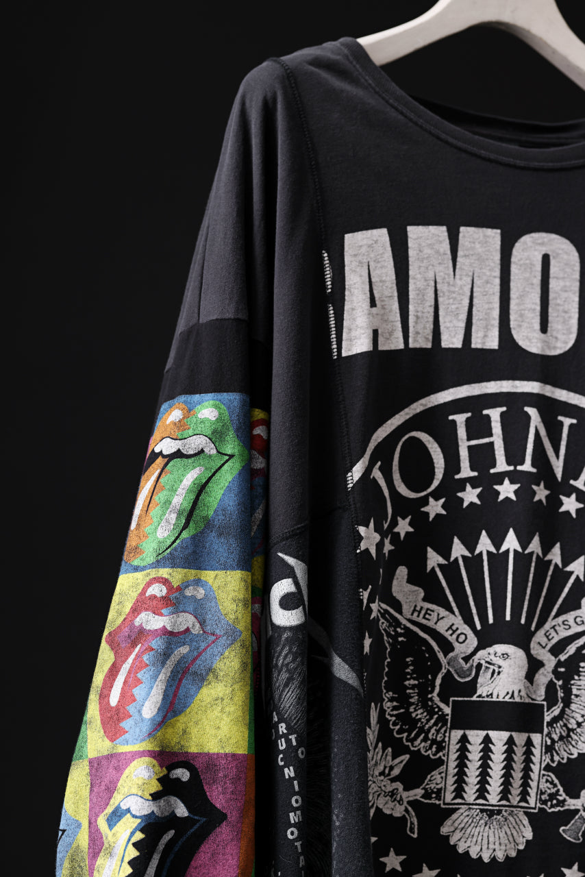 CHANGES VINTAGE REMAKE QUINTET PANEL LONG SLEEVE TEE (MULTI #Y-RM)