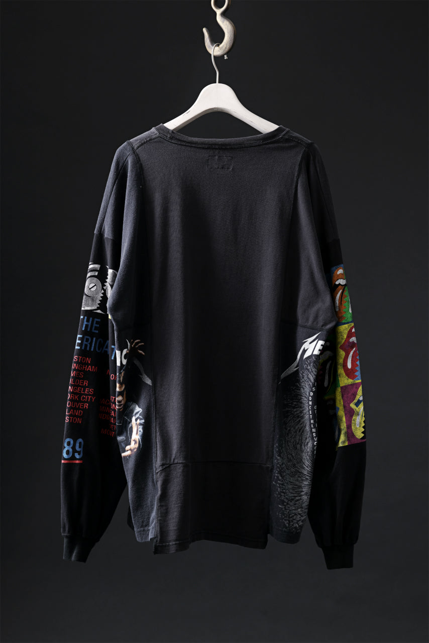 CHANGES VINTAGE REMAKE QUINTET PANEL LONG SLEEVE TEE (MULTI #Y-RM)