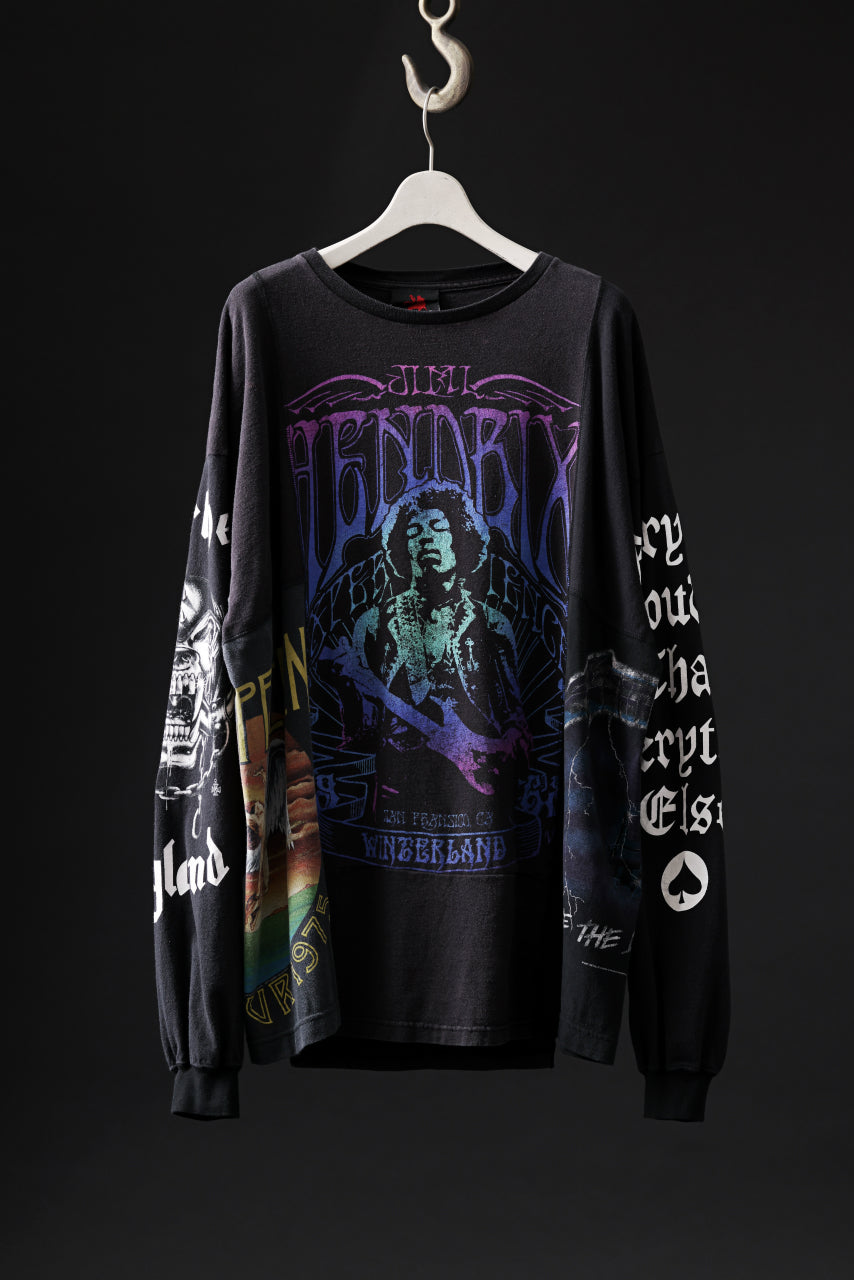quintetページ CHANGES VINTAGE REMAKE QUINTET PANEL LONG SLEEVE TEE (MULTI