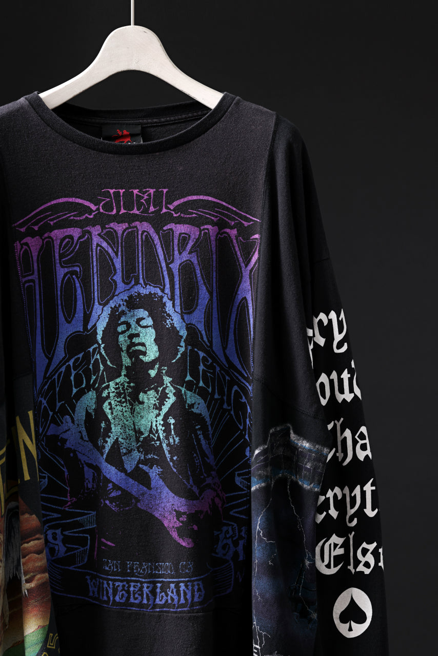Load image into Gallery viewer, CHANGES VINTAGE REMAKE QUINTET PANEL LONG SLEEVE TEE (MULTI #Z-JH)