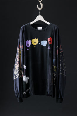 CHANGES VINTAGE REMAKE QUINTET PANEL LONG SLEEVE TEE (MULTI #B1-BT2)