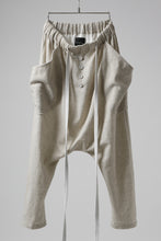 Load image into Gallery viewer, SOSNOVSKA ASCETIC DOUBLEFACE PANTS (BEIGE x WHITE)