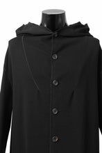 Load image into Gallery viewer, SOSNOVSKA STITCHED HOODY COAT (BLACK)