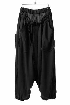 画像をギャラリービューアに読み込む, SOSNOVSKA OVERSIDED BALOON PANTS (BLACK)