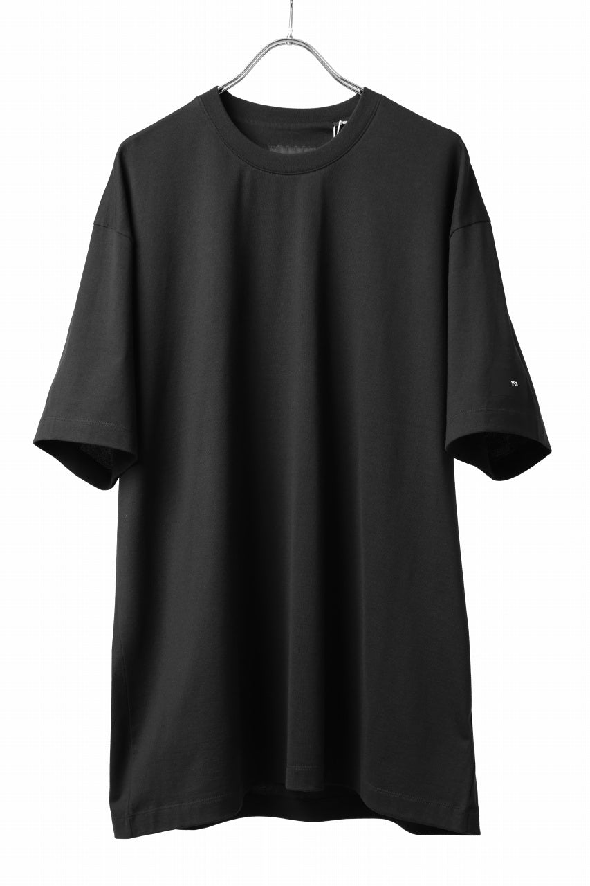Load image into Gallery viewer, Y-3 Yohji Yamamoto RELAXED SHORT SLEEVE TEE / SC JERSEY (BLACK)