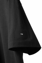 画像をギャラリービューアに読み込む, Y-3 Yohji Yamamoto RELAXED SHORT SLEEVE TEE / SC JERSEY (BLACK)