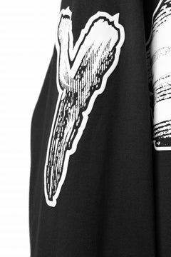 画像をギャラリービューアに読み込む, Y-3 Yohji Yamamoto GRAPHICS LONG SLEEVE TOP / SC JERSEY (BLACK)