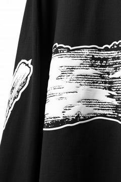 Y-3 Yohji Yamamoto GRAPHICS LONG SLEEVE TOP / SC JERSEY (BLACK)の 