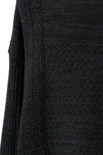 Load image into Gallery viewer, KLASICA TRANSIT RELAX FIT KNIT SWEATER / HAND FLAME 3PLY SUPER FINE MELINO 7G (SHADOW)