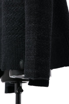 Load image into Gallery viewer, KLASICA TRANSIT RELAX FIT KNIT SWEATER / HAND FLAME 3PLY SUPER FINE MELINO 7G (SHADOW)