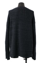 Load image into Gallery viewer, KLASICA TRANSIT RELAX FIT KNIT SWEATER / HAND FLAME 3PLY SUPER FINE MELINO 7G (SHADOW)