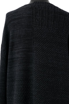 Load image into Gallery viewer, KLASICA TRANSIT RELAX FIT KNIT SWEATER / HAND FLAME 3PLY SUPER FINE MELINO 7G (SHADOW)