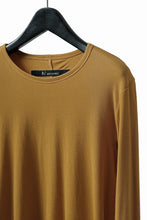 画像をギャラリービューアに読み込む, A.F ARTEFACT LAYERED LONG SLEEVE TOPS / SOFT JERSEY (MUSTARD x MUSTARD)