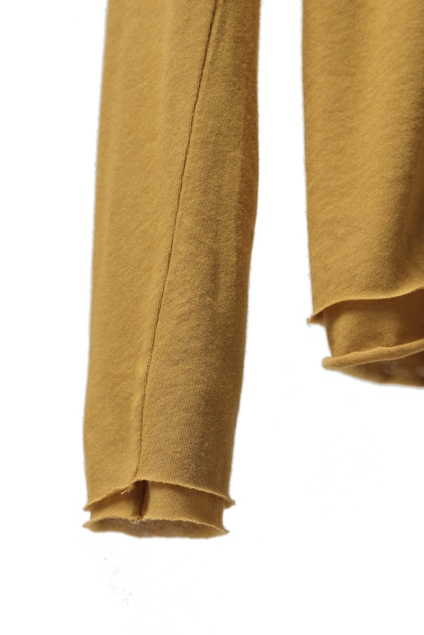 A.F ARTEFACT LAYERED LONG SLEEVE TOPS / SOFT JERSEY (MUSTARD x MUSTARD)