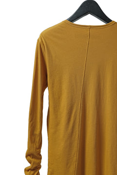 画像をギャラリービューアに読み込む, A.F ARTEFACT LAYERED LONG SLEEVE TOPS / SOFT JERSEY (MUSTARD x MUSTARD)