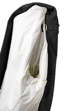 Load image into Gallery viewer, KLASICA SAULT FOLK DOUBLE BREASTED OVER COAT / CLASSIC HERRING BONE (BLACK)