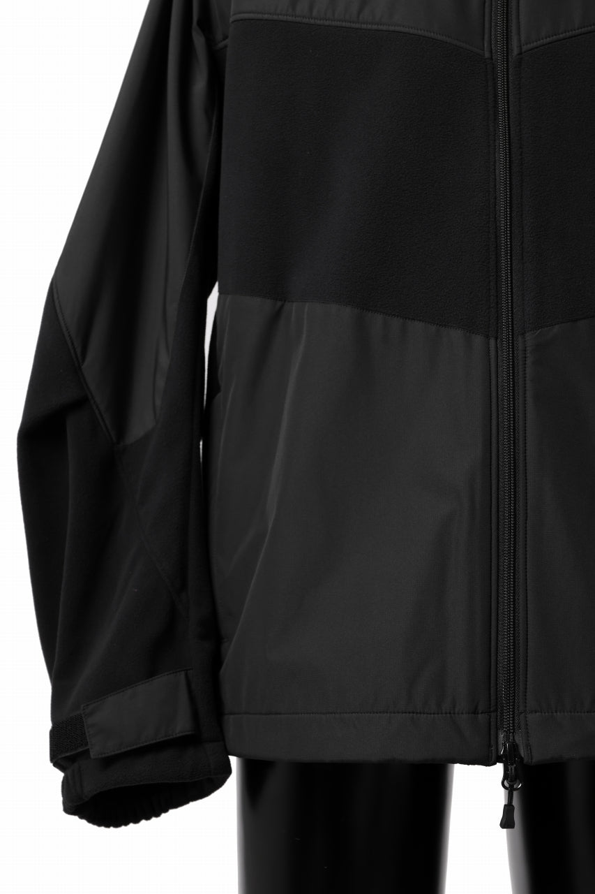 D-VEC x ALMOSTBLACK POLARTEC JACKET / GORE-TEX INFINIUM 2L (BLACK)