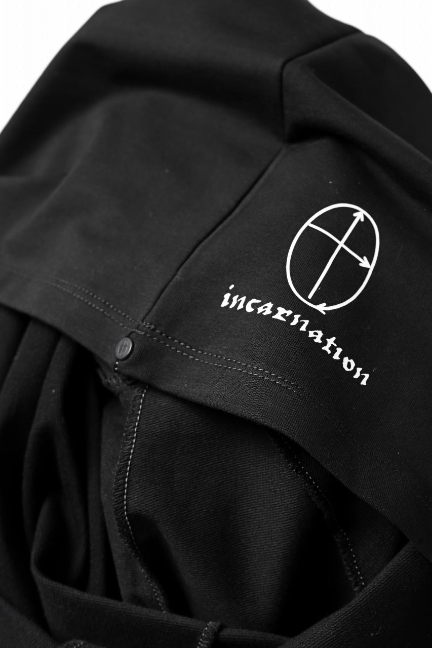 incarnation HOODED RAGLAN LONG SLEEVE PARKA / PRINTED ELASTIC F.TERRY (T91/10)