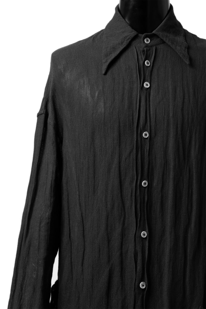 SOSNOVSKA BELTS PATH LONG SHIRT (BLACK)