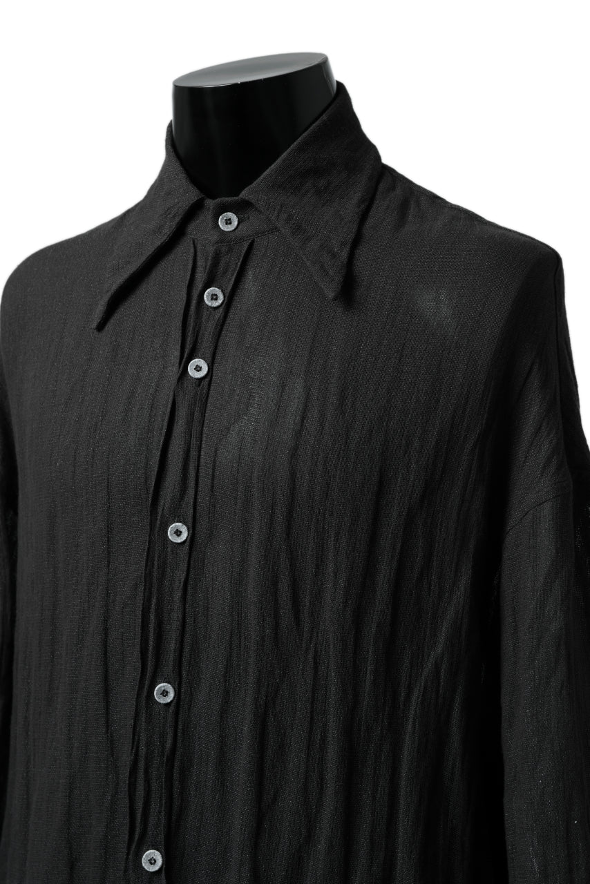 SOSNOVSKA BELTS PATH LONG SHIRT (BLACK)