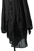 画像をギャラリービューアに読み込む, SOSNOVSKA BELTS PATH LONG SHIRT (BLACK)