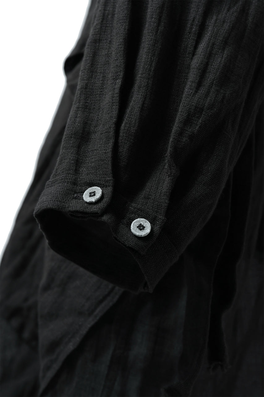 画像をギャラリービューアに読み込む, SOSNOVSKA BELTS PATH LONG SHIRT (BLACK)