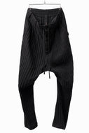 forme d'expression 2 Tucked Sarouel Pants (Black)