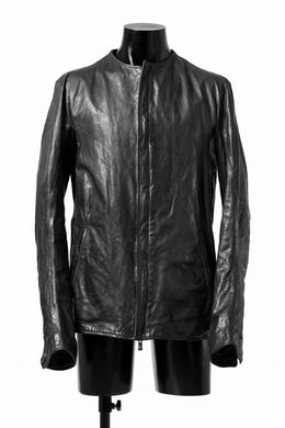 incarnation exclusive HORSE LEATHER DOUBLE BREAST MOTO JACKET MB-2 / OBJECT DYED (91N)