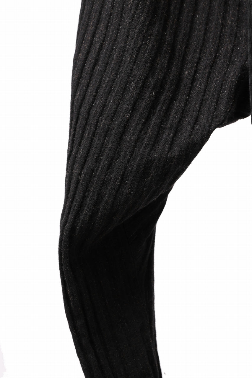 forme d'expression 2-Tucked Sarouel Pants (Black)