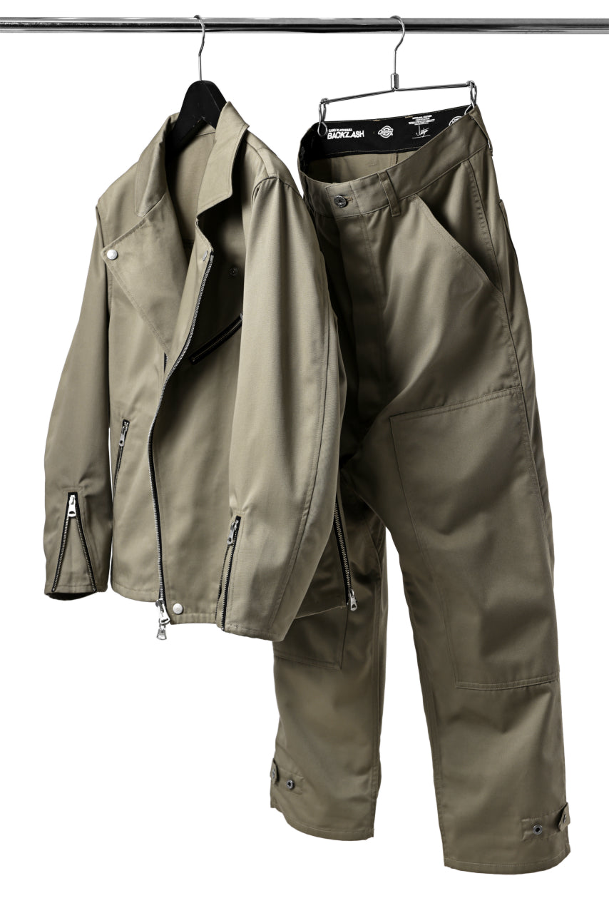 画像をギャラリービューアに読み込む, ISAMU KATAYAMA BACKLASH xx Dickies® DOUBLE KNEE PANTS (KHAKI)