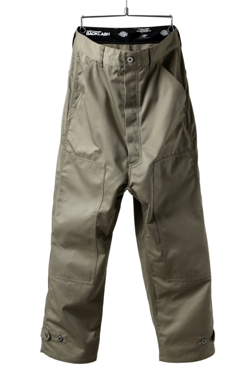 画像をギャラリービューアに読み込む, ISAMU KATAYAMA BACKLASH xx Dickies® DOUBLE KNEE PANTS (KHAKI)