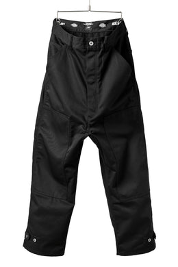 ISAMU KATAYAMA BACKLASH xx Dickies® DOUBLE KNEE PANTS (BLACK)