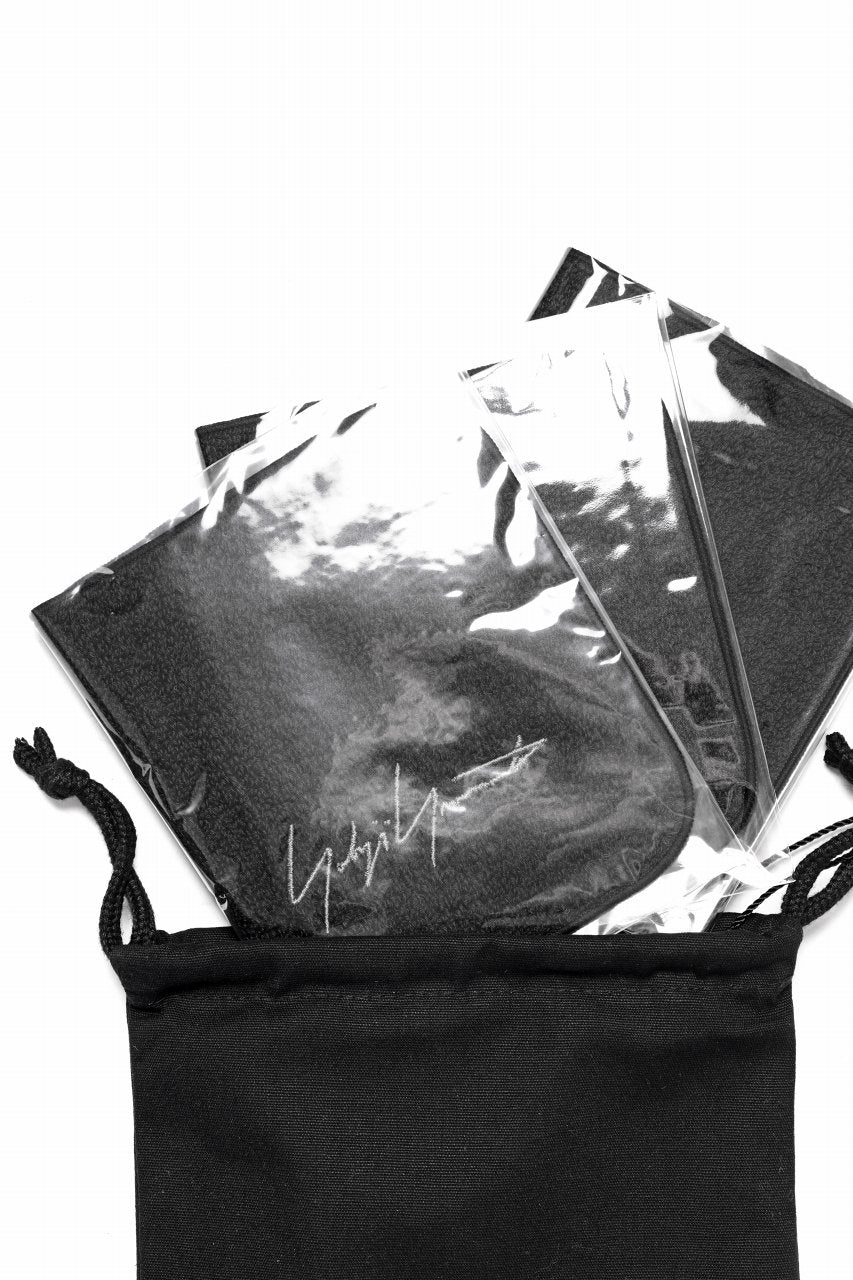 Load image into Gallery viewer, Yohji Yamamoto Maison Hand Towel (*Set of 3 Pieces) / IKEUCHI ORGANIC (BLACK)