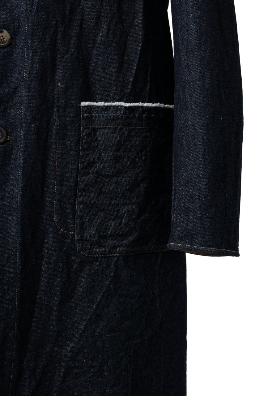 Load image into Gallery viewer, forme d&#39;expression Reversible Lab Coat (Denim)