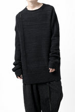 Load image into Gallery viewer, KLASICA TRANSIT RELAX FIT KNIT SWEATER / HAND FLAME 3PLY SUPER FINE MELINO 7G (SHADOW)