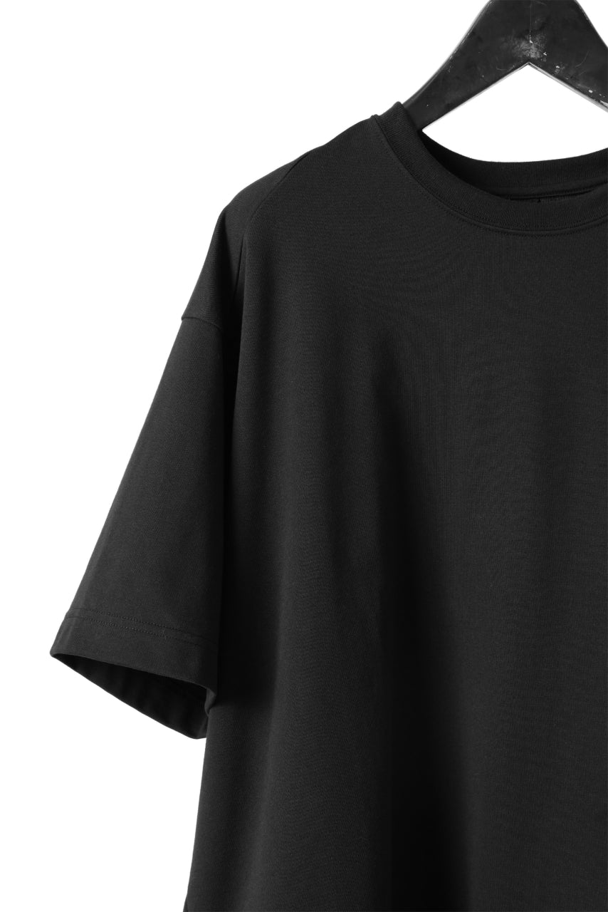 CAPERTICA OVERSIZED H/S TEE / SUVIN COTTON COMPACT JERSEY (BLACK)