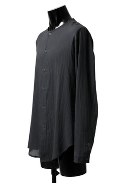 Load image into Gallery viewer, Hannibal. Collarless Shirt / Jos 132. (ANTHRACITE)